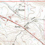 United States Geological Survey Monida, MT-ID (1968, 24000-Scale) digital map