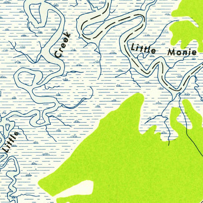 United States Geological Survey Monie, MD (1942, 24000-Scale) digital map