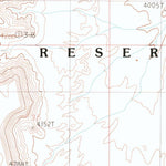 United States Geological Survey Monitor Butte, UT (1987, 24000-Scale) digital map