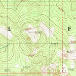 United States Geological Survey Monitor Peak, MT (1987, 24000-Scale) digital map