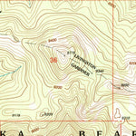 United States Geological Survey Monitor Peak, MT (2000, 24000-Scale) digital map