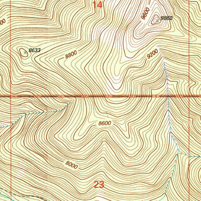 United States Geological Survey Monitor Peak, MT (2000, 24000-Scale) digital map