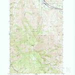 United States Geological Survey Monitor, WA (1966, 24000-Scale) digital map