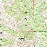 United States Geological Survey Monitor, WA (1966, 24000-Scale) digital map