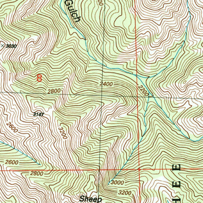 United States Geological Survey Monitor, WA (2003, 24000-Scale) digital map