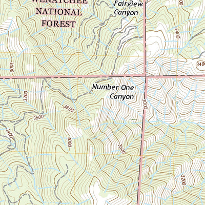United States Geological Survey Monitor, WA (2020, 24000-Scale) digital map