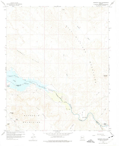 United States Geological Survey Monkeys Head, AZ (1959, 24000-Scale) digital map