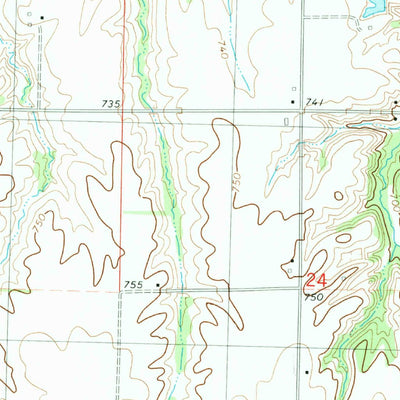 United States Geological Survey Monmouth, IL (1982, 24000-Scale) digital map