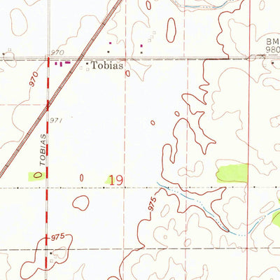 United States Geological Survey Monnett, OH (1961, 24000-Scale) digital map