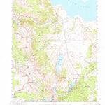 United States Geological Survey Mono Craters, CA (1953, 62500-Scale) digital map