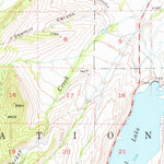 United States Geological Survey Mono Craters, CA (1953, 62500-Scale) digital map