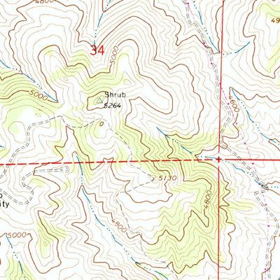 United States Geological Survey Monolith, CA (1966, 24000-Scale) digital map