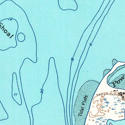 United States Geological Survey Monomoy Point, MA (1953, 24000-Scale) digital map