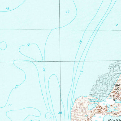 United States Geological Survey Monomoy Point, MA (1974, 25000-Scale) digital map