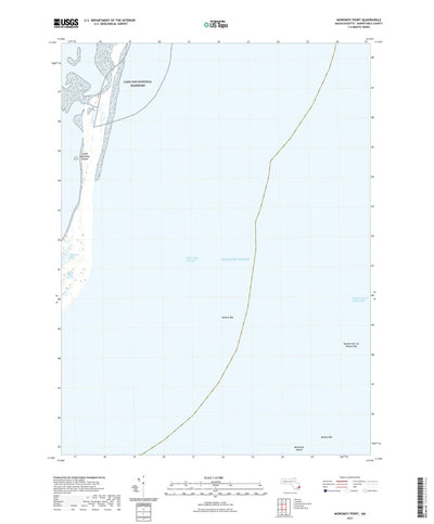 United States Geological Survey Monomoy Point, MA (2021, 24000-Scale) digital map