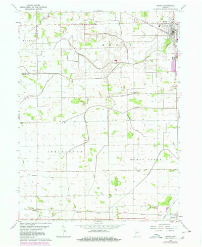 United States Geological Survey Monon, IN (1962, 24000-Scale) digital map