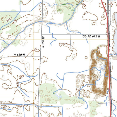 United States Geological Survey Monon, IN (2022, 24000-Scale) digital map