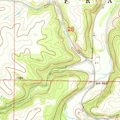 United States Geological Survey Monona, IA (1971, 24000-Scale) digital map