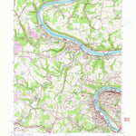 United States Geological Survey Monongahela, PA (1954, 24000-Scale) digital map