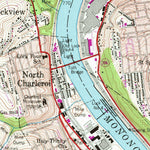 United States Geological Survey Monongahela, PA (1954, 24000-Scale) digital map