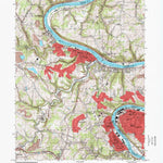 United States Geological Survey Monongahela, PA (1993, 24000-Scale) digital map