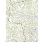 United States Geological Survey Monongahela, PA (2023, 24000-Scale) digital map