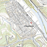 United States Geological Survey Monongahela, PA (2023, 24000-Scale) digital map