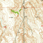 United States Geological Survey Monowi, NE-SD (1950, 24000-Scale) digital map