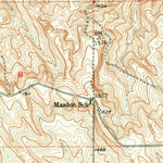 United States Geological Survey Monowi, NE-SD (1950, 24000-Scale) digital map
