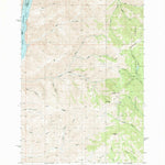 United States Geological Survey Monroe Butte, ID-OR (1987, 24000-Scale) digital map