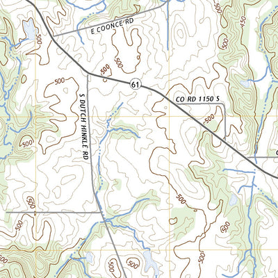 United States Geological Survey Monroe City, IN (2022, 24000-Scale) digital map