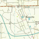 United States Geological Survey Monroe City, TX (1961, 24000-Scale) digital map