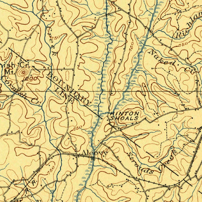 United States Geological Survey Monroe, GA (1896, 125000-Scale) digital map