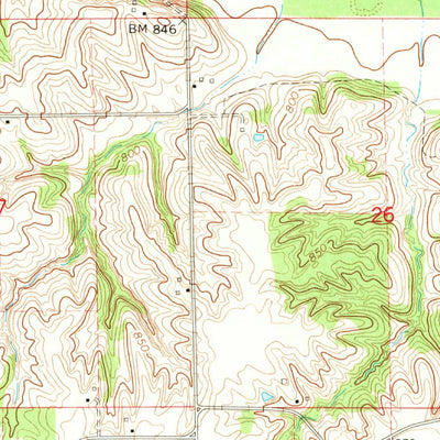 United States Geological Survey Monroe, IA (1965, 24000-Scale) digital map