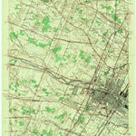 United States Geological Survey Monroe, MI (1942, 24000-Scale) digital map