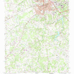 United States Geological Survey Monroe, NC (1971, 24000-Scale) digital map