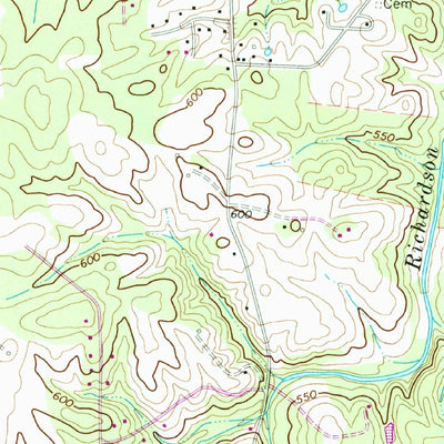 United States Geological Survey Monroe, NC (1971, 24000-Scale) digital map