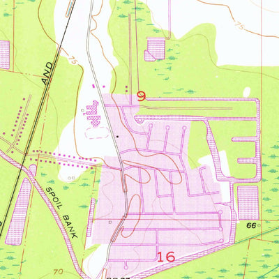 United States Geological Survey Monroe North, LA (1957, 24000-Scale) digital map