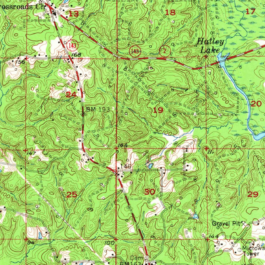 Monroe Map Monroe North, LA (1957, 62500-Scale) Map by United States Geological ...