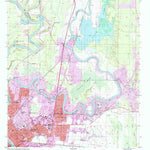 United States Geological Survey Monroe North, LA (1999, 24000-Scale) digital map