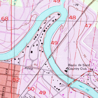 United States Geological Survey Monroe North, LA (1999, 24000-Scale) digital map