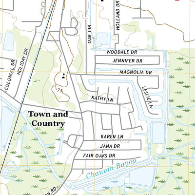 United States Geological Survey Monroe North, LA (2020, 24000-Scale) digital map