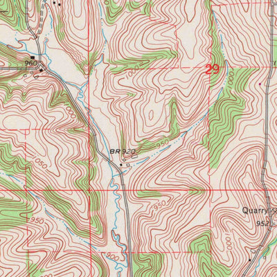 United States Geological Survey Monroe NW, WI (1962, 24000-Scale) digital map