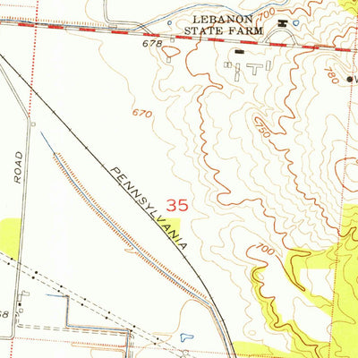 United States Geological Survey Monroe, OH (1955, 24000-Scale) digital map