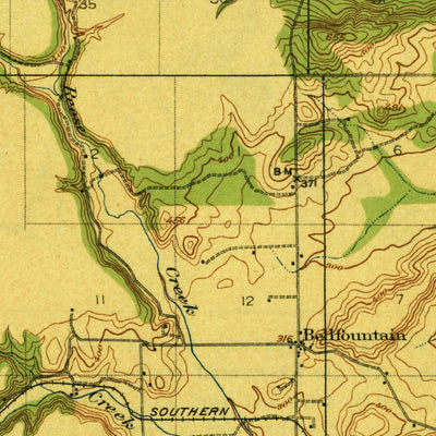 United States Geological Survey Monroe, OR (1922, 62500-Scale) digital map