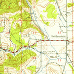 United States Geological Survey Monroe, OR (1939, 62500-Scale) digital map