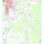 United States Geological Survey Monroe South, LA (1957, 24000-Scale) digital map