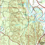 United States Geological Survey Monroe South, LA (1985, 100000-Scale) digital map