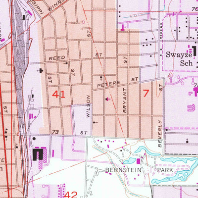United States Geological Survey Monroe South, LA (1994, 24000-Scale) digital map
