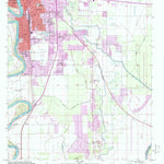 United States Geological Survey Monroe South, LA (1999, 24000-Scale) digital map
